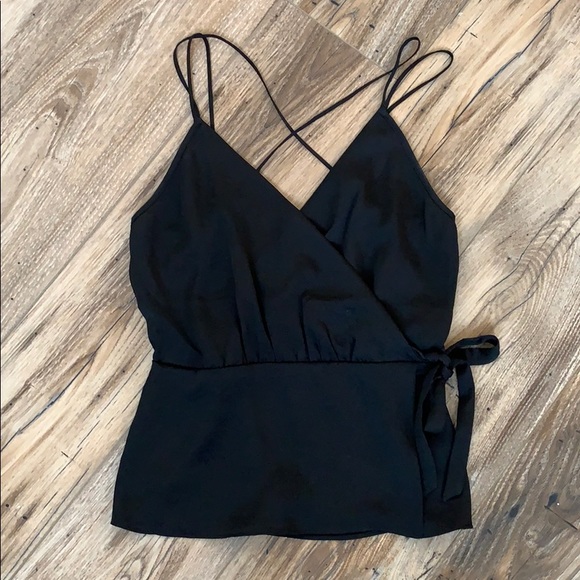Express Tops - Express Black Strappy Tank Top NWOT Size XS